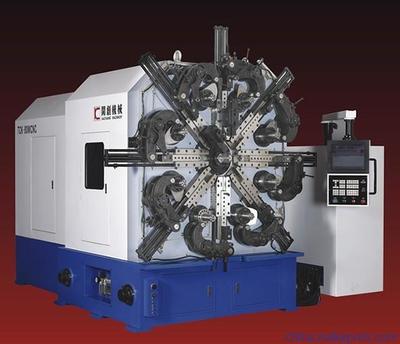 【供應國產80WCNC 四軸(五軸)數控萬能卷簧機】價格,廠家,圖片,通用彈簧,東莞市開創精密機械-